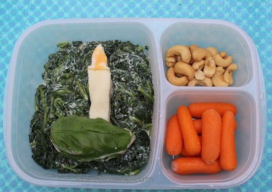 Candle themed lunch