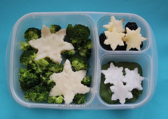 Snowflake Mashed Potatoes Lunch