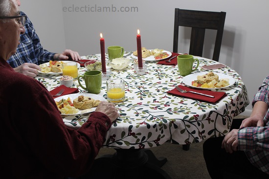 Traditional Pig Christmas Breakfast