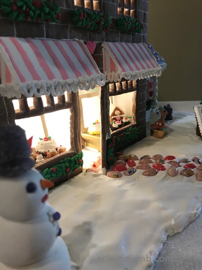 gingerbread bakery window