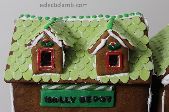 Gingerbread Depot Dormers