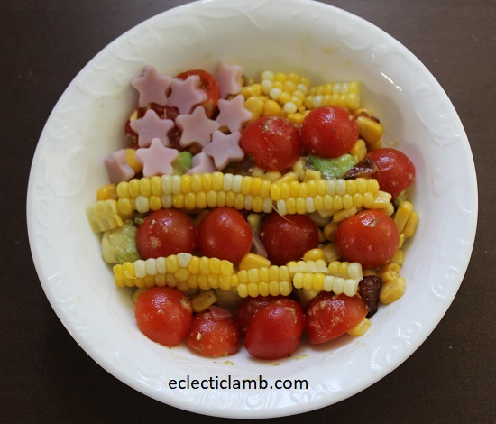 4th of July Corn Avocado Tomato Salad