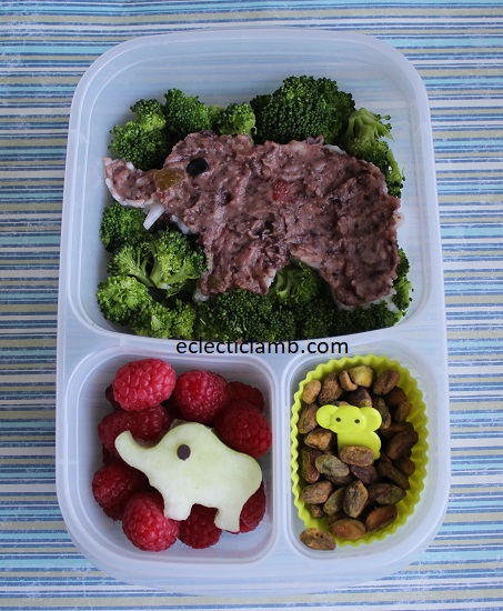 Black Bean and Rice Elephant Lunch