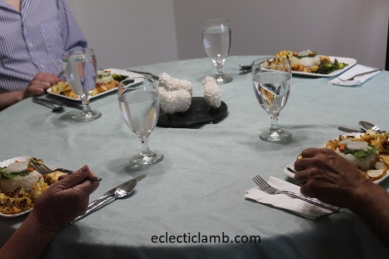 Sheep Themed Lunch Table