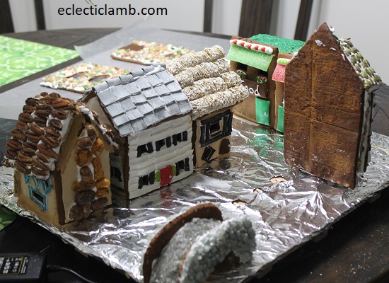 Back Gingerbread Houses Village