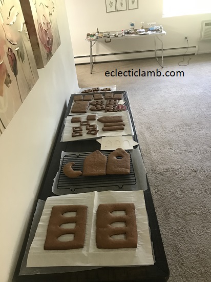 Baked Gingerbread Pieces