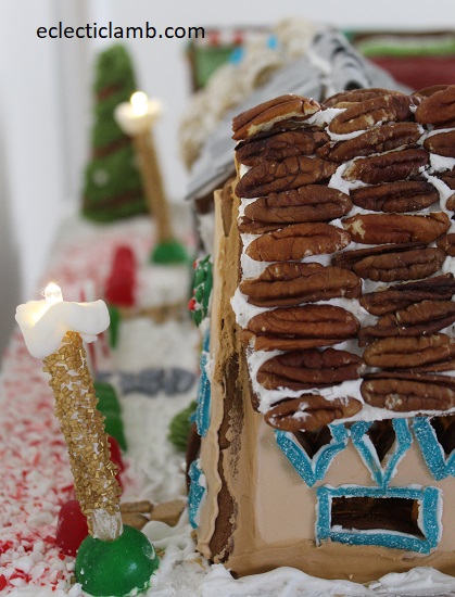 Front Side Gingerbread Village