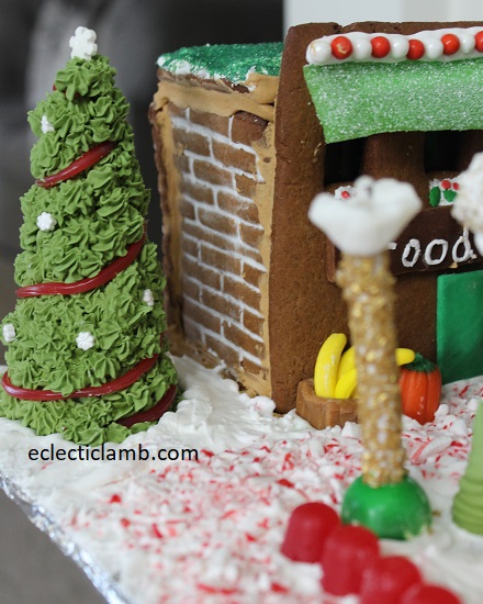 Gingerbread Village Christmas Tree