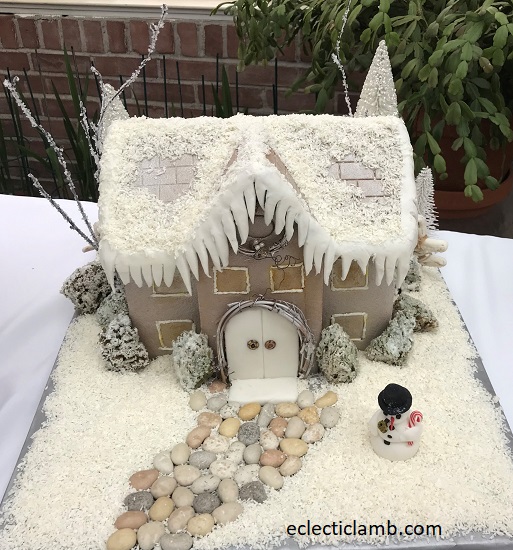 Neutral Gingerbread House
