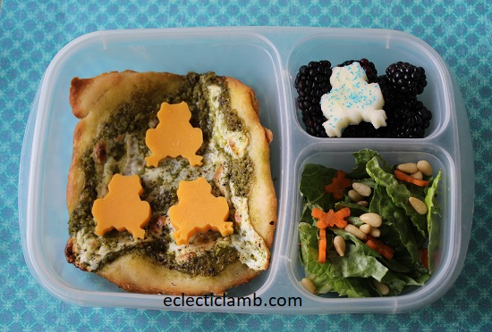 Frog Pesto Pizza Lunch