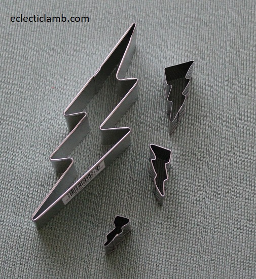 LIghtning Cookie Cutters