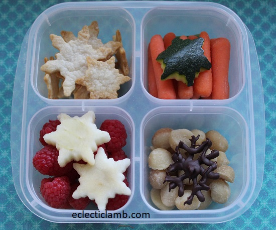 Snowflake Snack Lunch