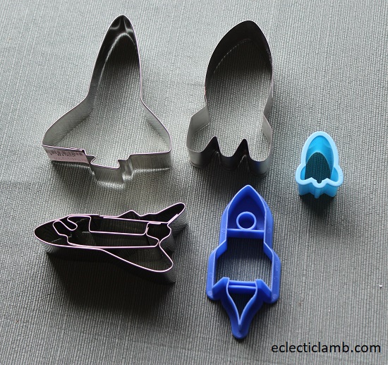 Spaceship Cookie Cutters