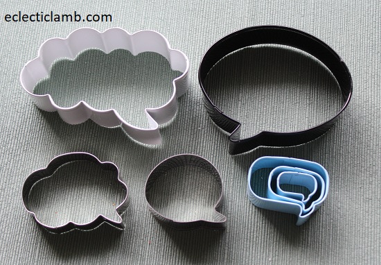 Speech Bubbles Cookie Cutters