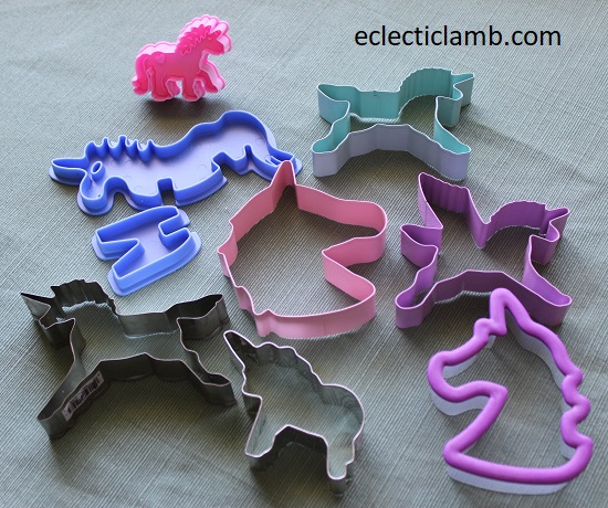 unicorns cookie cutters