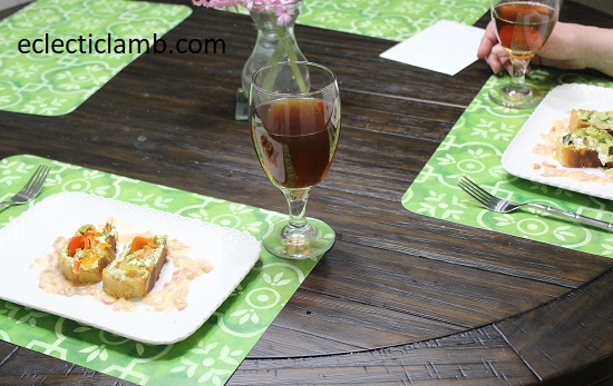 Vegetable Wellington with Lemon Wine Sauce