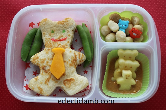 Teddy with Tie Quesadilla