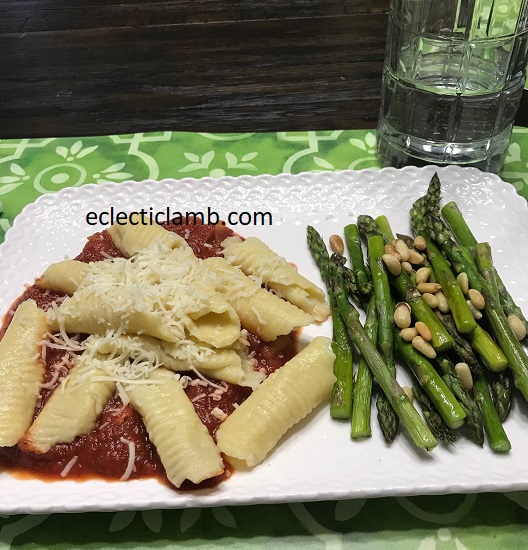garganelli pasta dinner