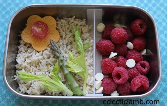 Asparagus flower lunch