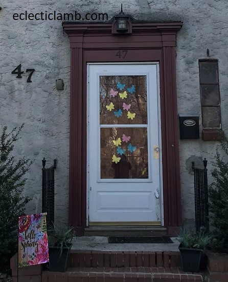 Butterflies on Door