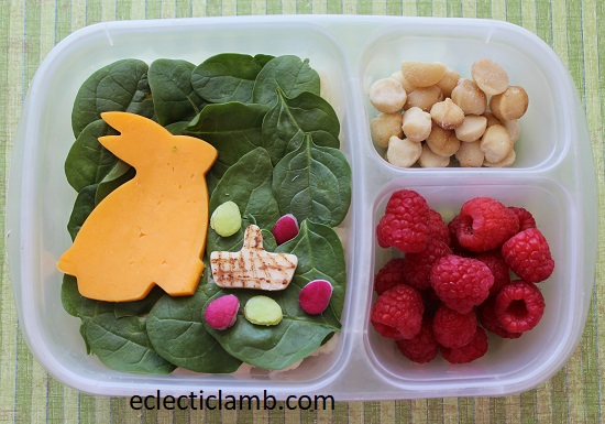 Easter Bunny with Basket Lunch