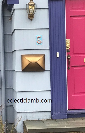 Gold Envelope Mailbox