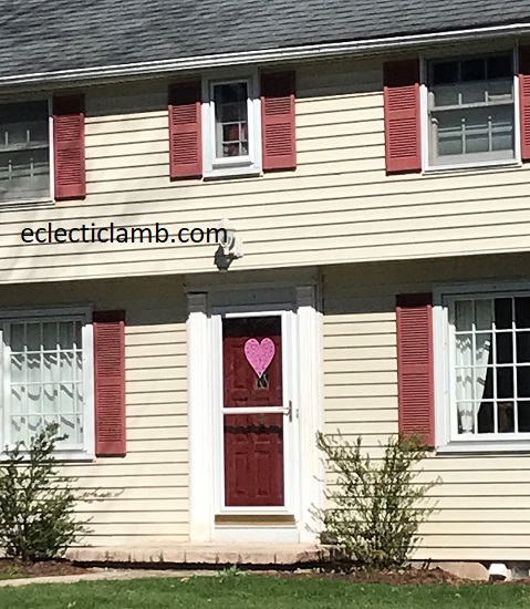 Heart with Red Shutters