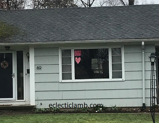 ranch house heart rainbow