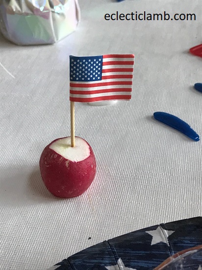 flag in radish